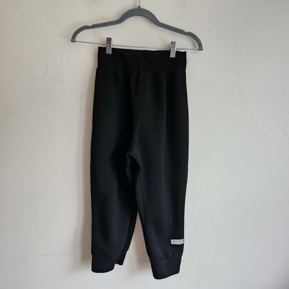 Gymshark Women’s Black Ruched Cropped Joggers – Size Small, Excellent Condition - Picture 2 of 8